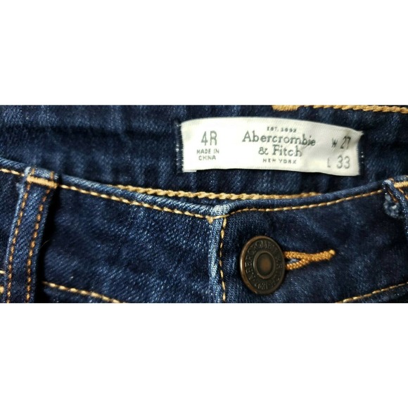 Abercrombie & Fitch Jeans Size 4R Skinny Jeans - Picture 7 of 8